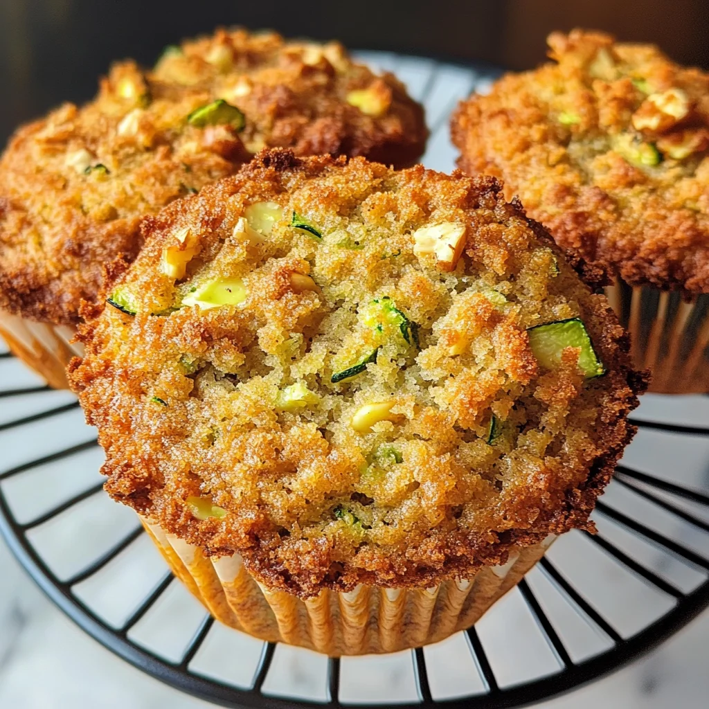 Coconut Flour Zucchini Muffins - Low Carb