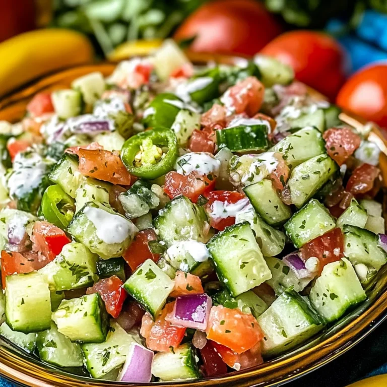 Crisp Cucumber Salsa