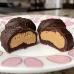 Easy 3 Ingredient PB Fit Easter Eggs with Applesauce