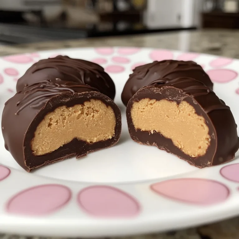 Easy 3 Ingredient PB Fit Easter Eggs with Applesauce