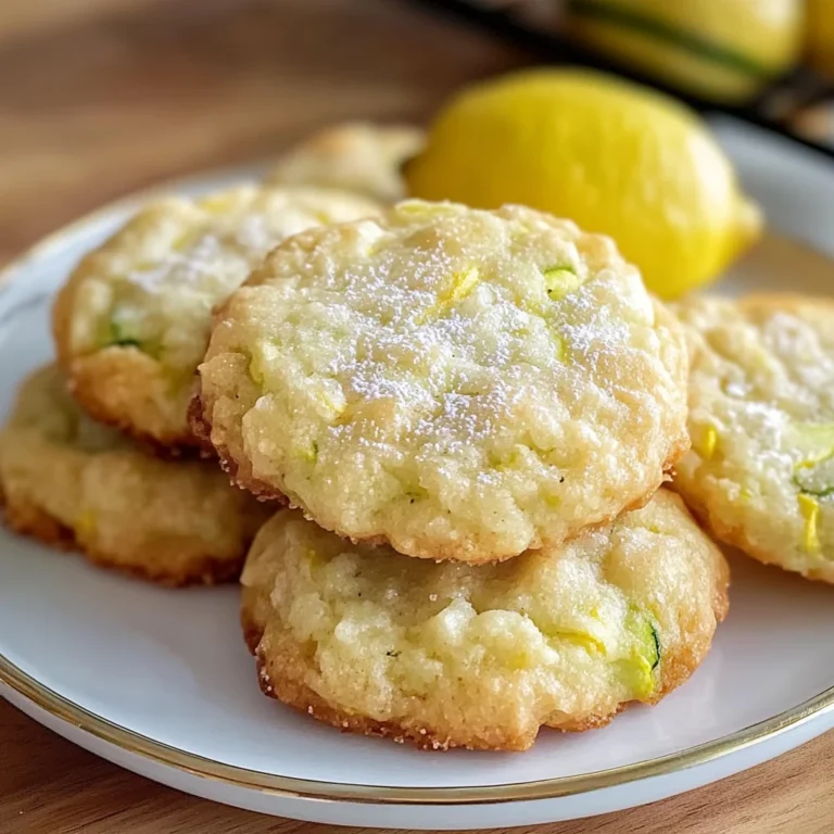 Easy Lemon Zucchini Cookies