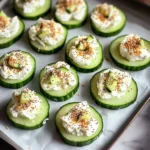 Everything Bagel Cucumber Bites