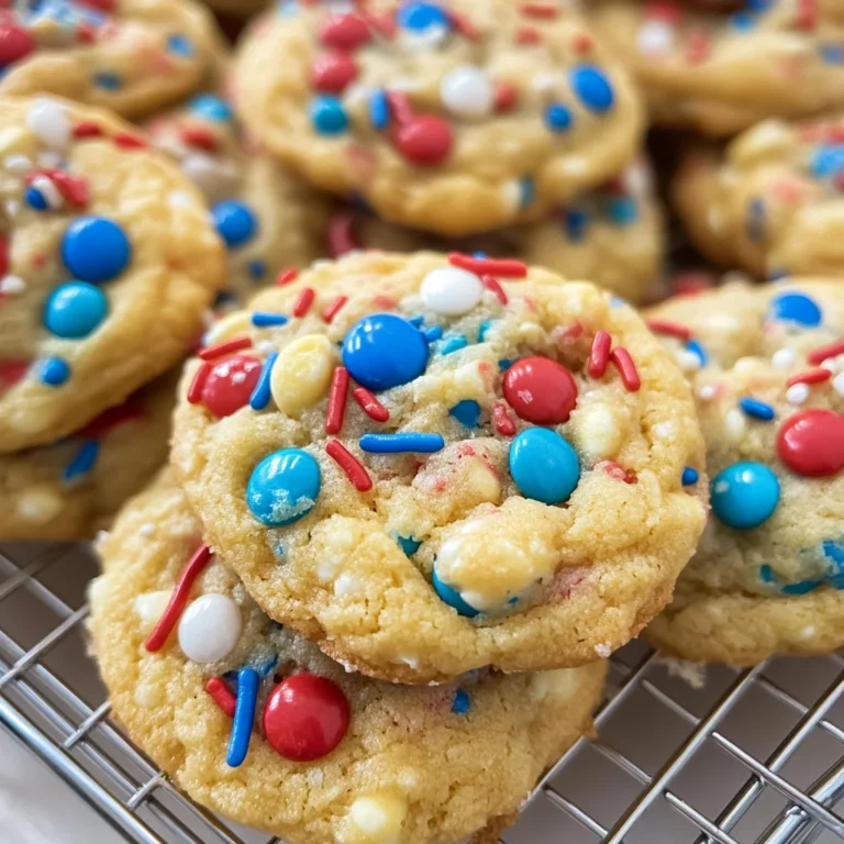 Fireworks Pudding Cookies
