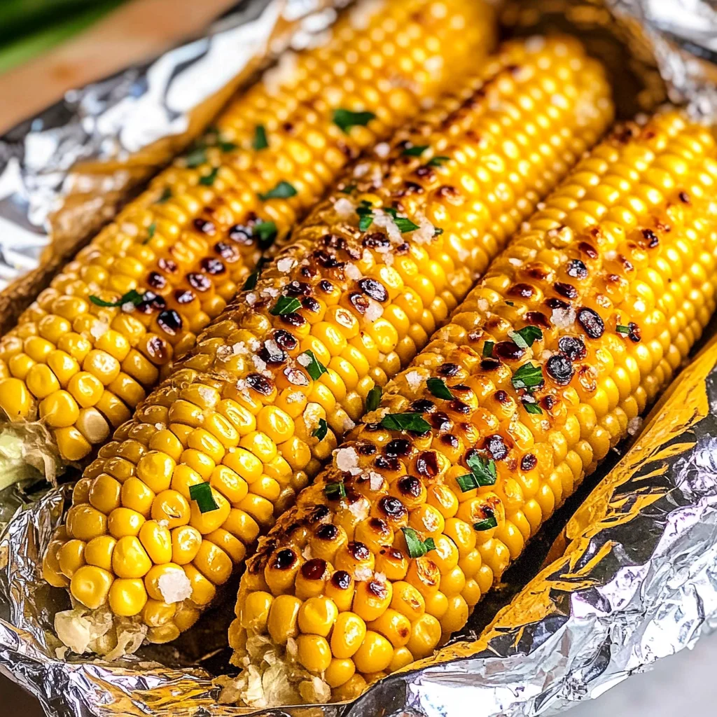 Grilled Corn on the Cob in Foil
