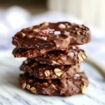 Healthy Chocolate Peanut Butter No-Bake Oatmeal Cookies