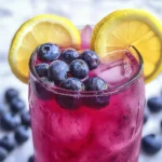 Homemade Blueberry Lemonade With Blueberry Syrup