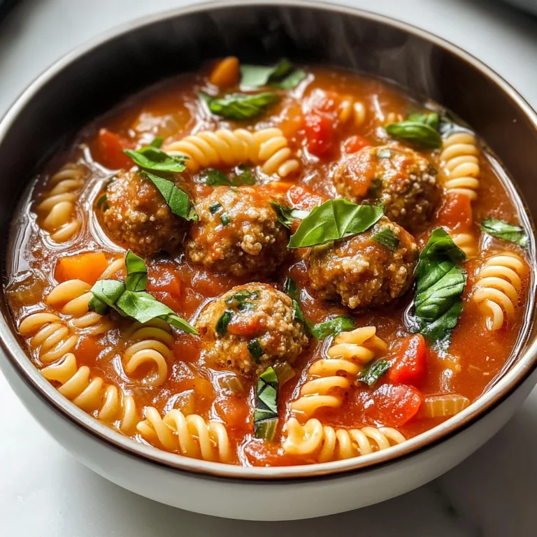 Italian Meatball Soup