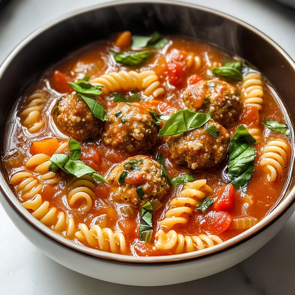 Italian Meatball Soup