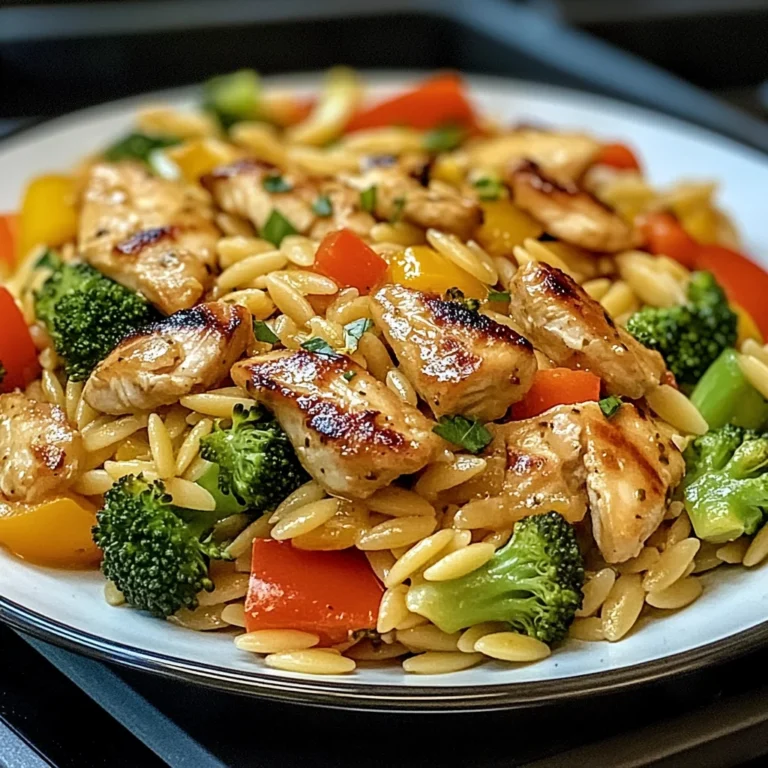 Lemon Chicken & Veggie Orzo Stir Fry: An Amazing Ultimate Recipe