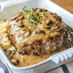 Meatloaf with Mushroom Gravy