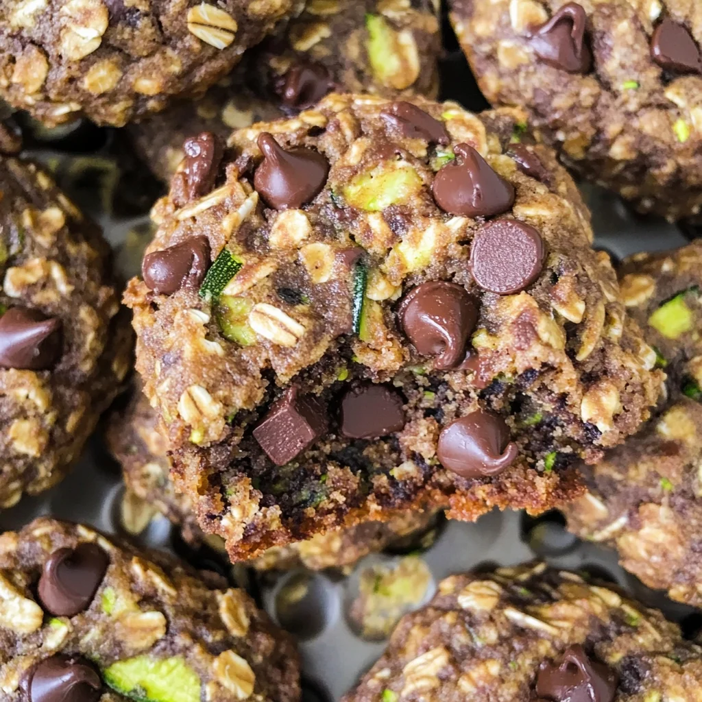 Oatmeal Chocolate Chip Zucchini Cookies