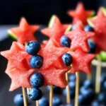 Patriotic Fruit Kabobs