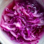 Quick Pickled Red Cabbage