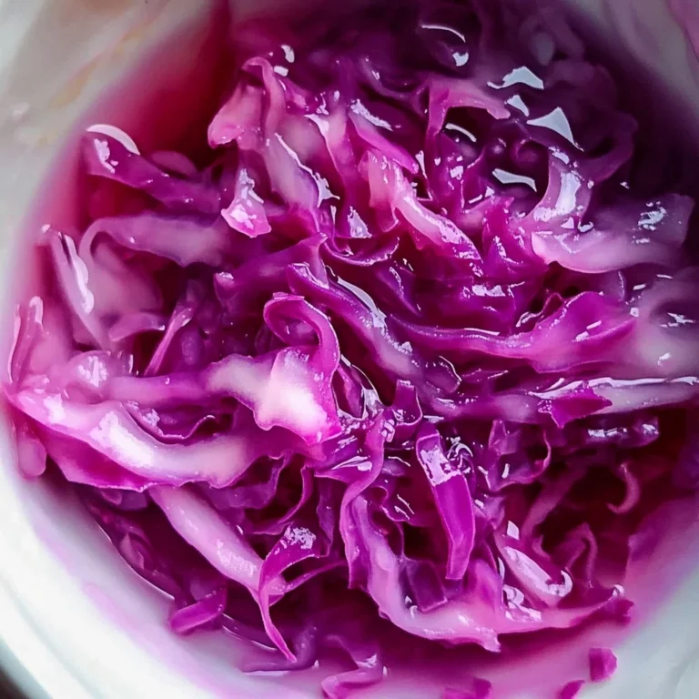 Quick Pickled Red Cabbage