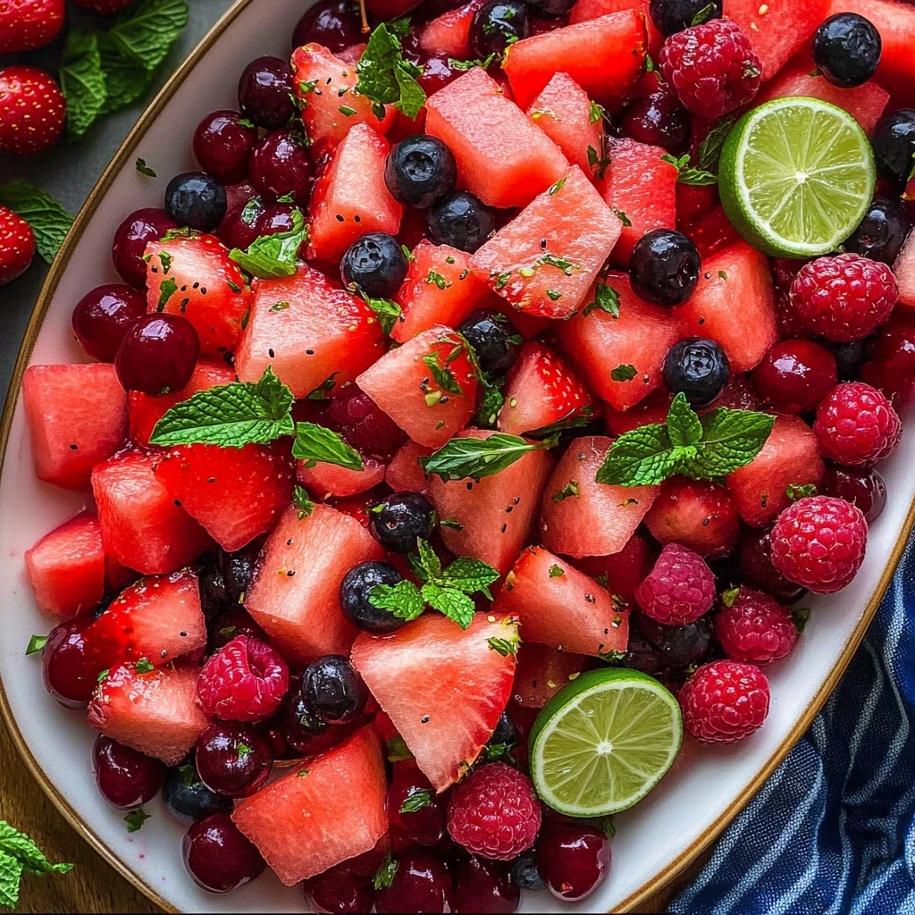 Refreshing Watermelon Salad Recipe – Easy Summer Fruit Salad