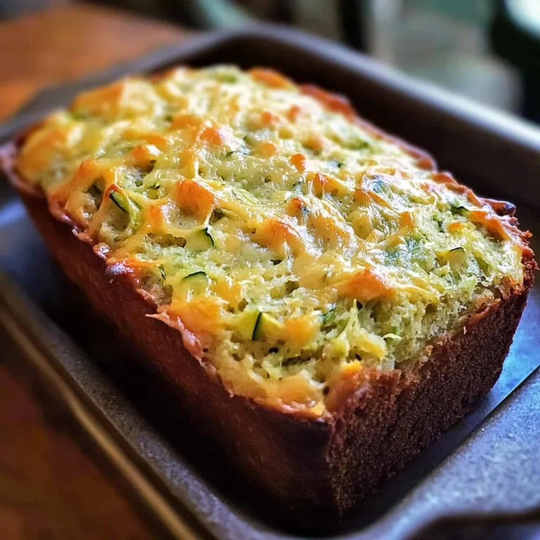 Savory Zucchini Cheddar Quick Bread