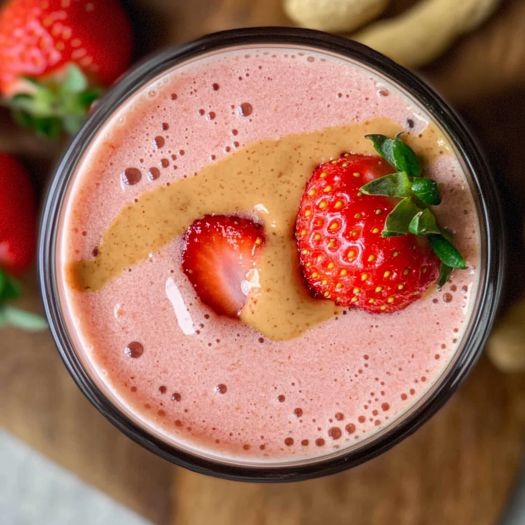 Strawberry Peanut Butter Smoothie