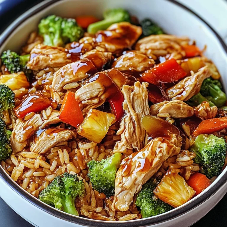 Teriyaki Chicken and Rice Casserole