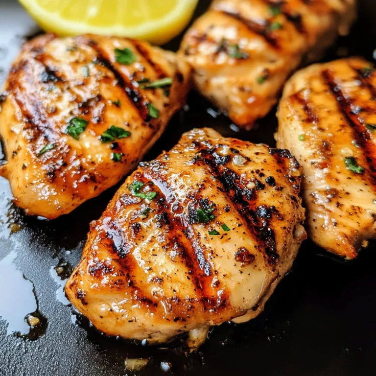 The BEST EVER Grilled Chicken Marinade