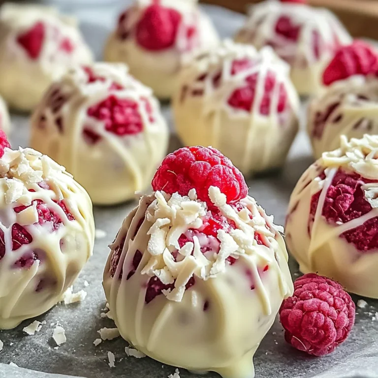 White Chocolate Raspberry Cheesecake Balls