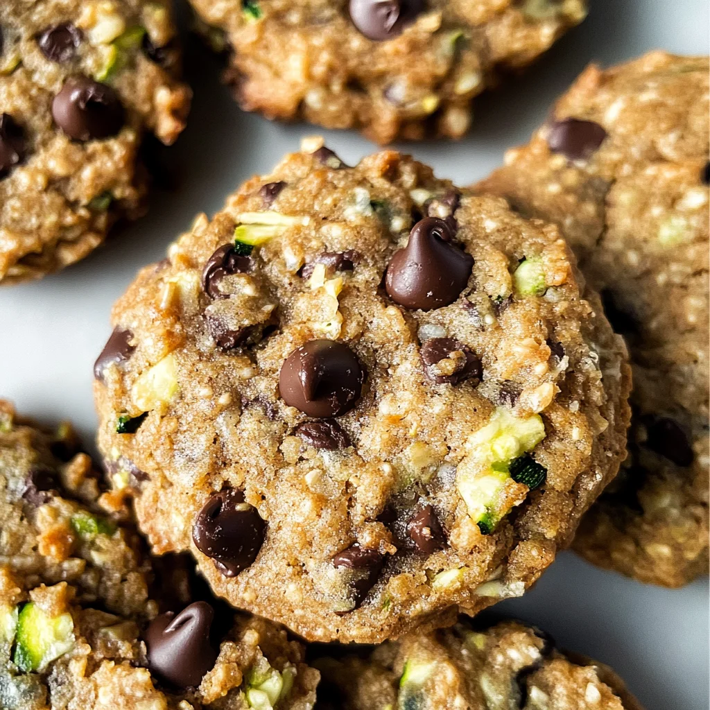 Zucchini Bread Breakfast Cookies (gluten-free, refined sugar-free, oil-free, dairy-free option, vegan option)