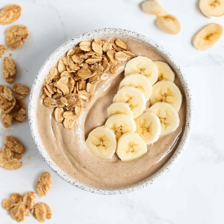 Peanut Butter Banana Smoothie Bowl