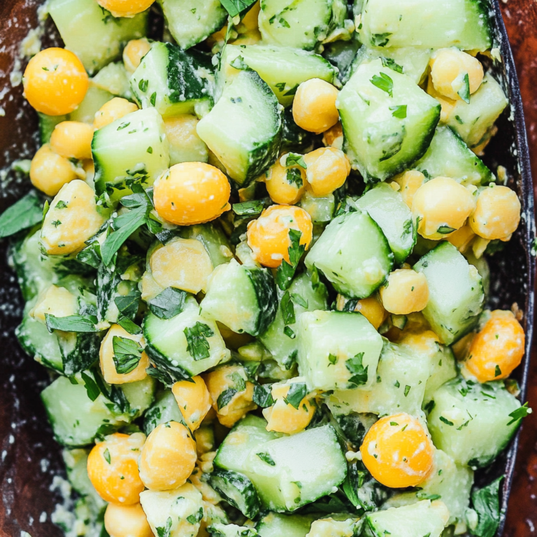 Rudy’s Sunshine Salad (Israeli-Inspired Tahini Salad)